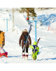 SkiBack Enfant - Porte ski pour enfant - Bleu